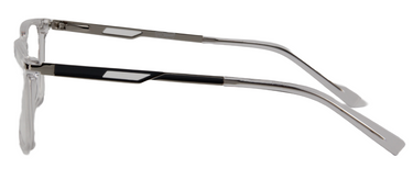Safari Men Afro Motif Eyeglasses: Ikenna - Transparent - SpecSMART Eye Clinic (Side View)